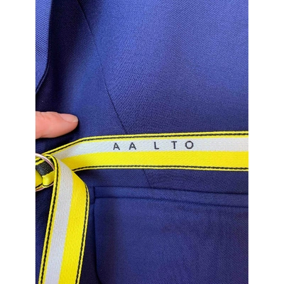 Pre-owned Aalto Wool Blazer In Navy