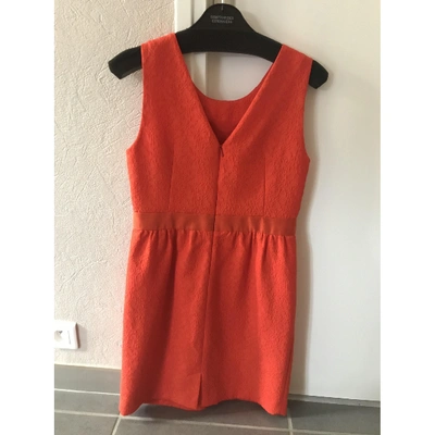 Pre-owned Comptoir Des Cotonniers Dress In Orange