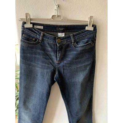 Pre-owned Max Mara Blue Denim - Jeans Jeans