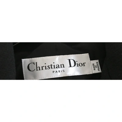 Pre-owned Dior Black Wool Coat
