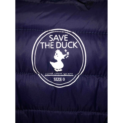 Pre-owned Save The Duck Blue Jacket