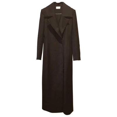 Pre-owned The Row Black Coat