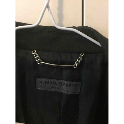 Pre-owned Alberta Ferretti Suit Jacket In Black