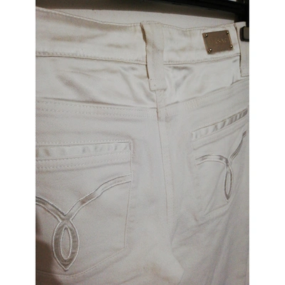 VERSACE Pre-owned Straight Jeans In White