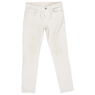 Pre-owned Blk Dnm Slim Jeans In White