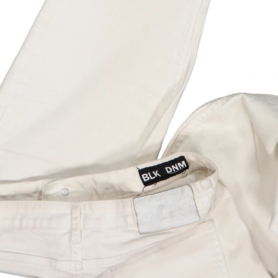 Pre-owned Blk Dnm Slim Jeans In White