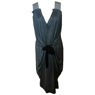 Pre-owned Vionnet Mid-length Dress In Grey