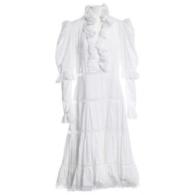 Pre-owned Natasha Zinko Maxi Dress In White