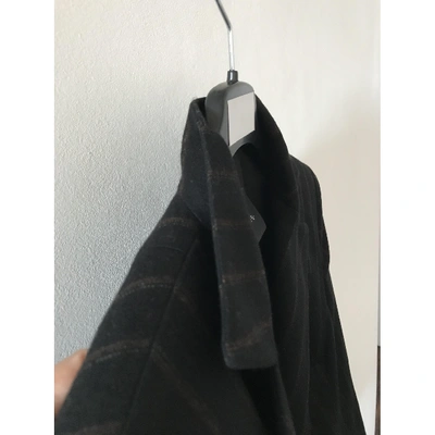 Pre-owned Akris Wool Blazer In Black