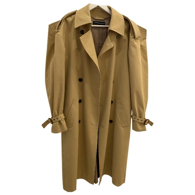 Pre-owned Y/project Camel Cotton Coat