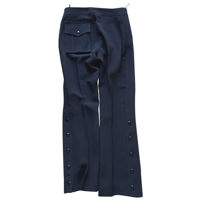 Pre-owned N°21 Chino Trousers In Black