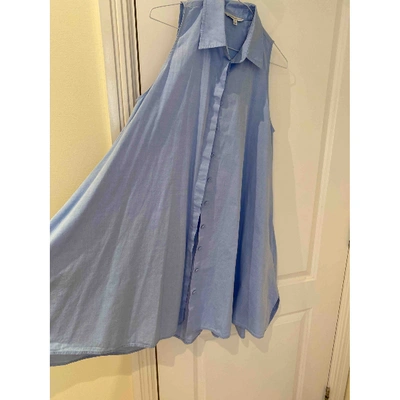 Pre-owned Rebecca Minkoff Blue Cotton Dress