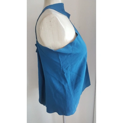 Pre-owned Rm By Roland Mouret Camisole In Turquoise
