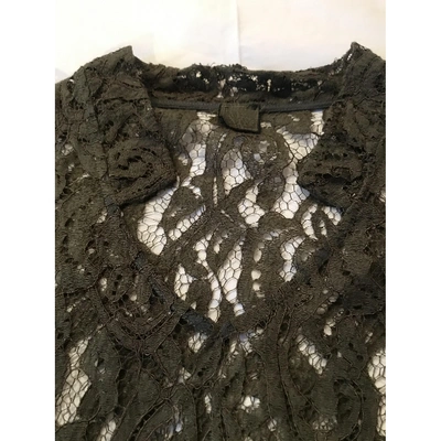 Pre-owned Mr & Mrs Italy Lace Tunic In Green