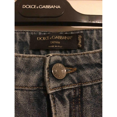 Pre-owned Dolce & Gabbana Trousers In Blue