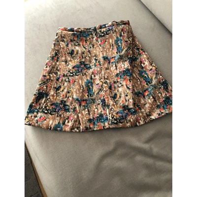 Pre-owned Manoush Mini Skirt In Multicolour