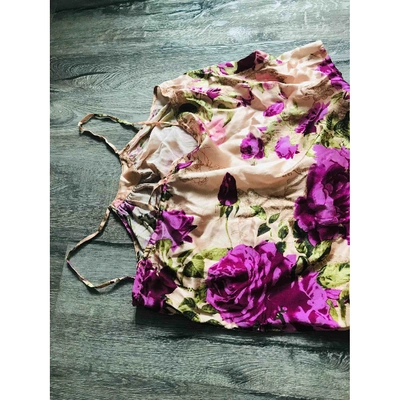 Pre-owned Adriana Iglesias Multicolour Silk Trousers