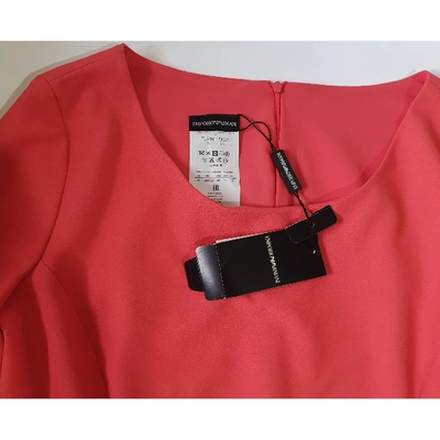 Pre-owned Emporio Armani Mid-length Dress In Pink