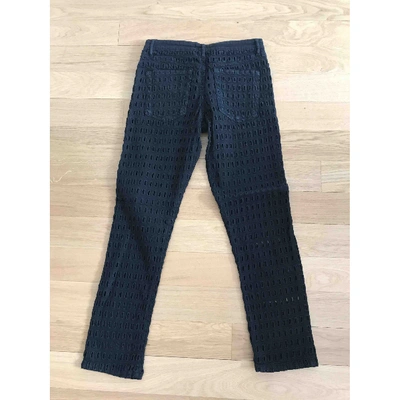 Pre-owned Isabel Marant Straight Jeans In Black