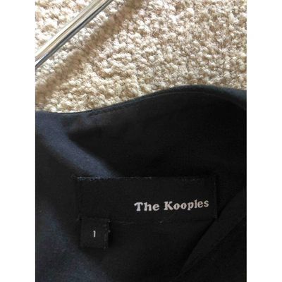 Pre-owned The Kooples Fall Winter 2019 Wool Dress In Black