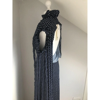 Pre-owned Vetements Mid-length Dress In Navy