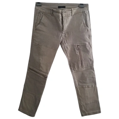 Pre-owned Diesel Large Pants In Khaki