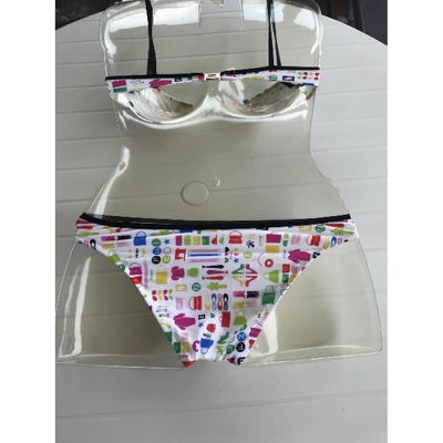 Pre-owned Fendi Two-piece Swimsuit In Multicolour