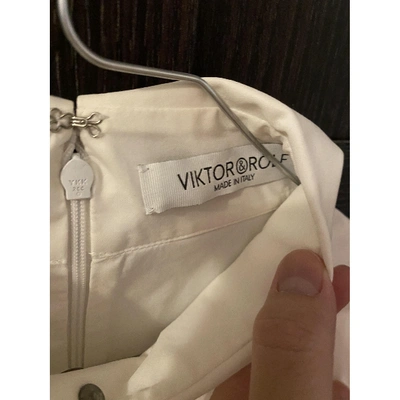 Pre-owned Viktor & Rolf White Cotton Top