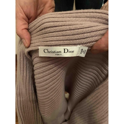 Pre-owned Dior Cashmere Jumper In Purple