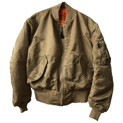 Pre-owned Alpha Industries Camel Jacket