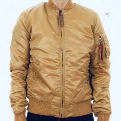 Pre-owned Alpha Industries Camel Jacket