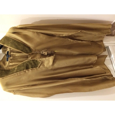 Pre-owned Gucci Silk Blouse In Gold