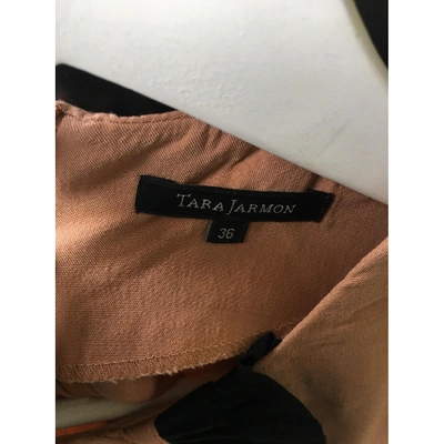 Pre-owned Tara Jarmon Wool Top In Brown