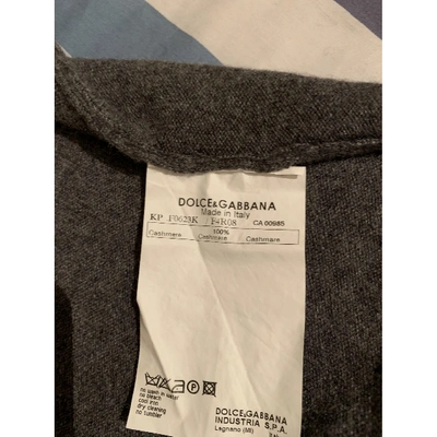 Pre-owned Dolce & Gabbana Cashmere Jumper In Grey