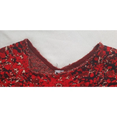 Pre-owned M Missoni Wool Mini Dress In Red