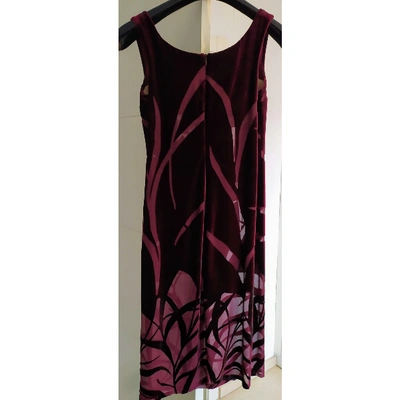 Pre-owned La Perla Mid-length Dress In Burgundy