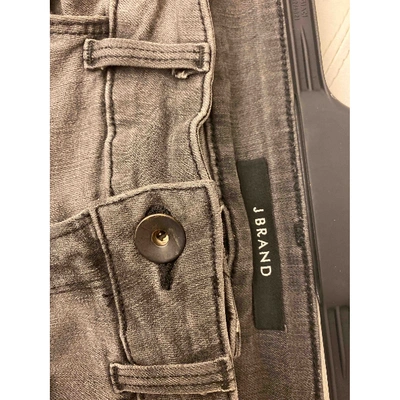 Pre-owned J Brand Straight Pants In Grey