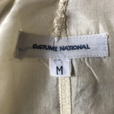 Pre-owned Costume National Silk Blouse In Ecru