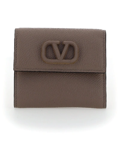 Shop Valentino Wallet In Clay