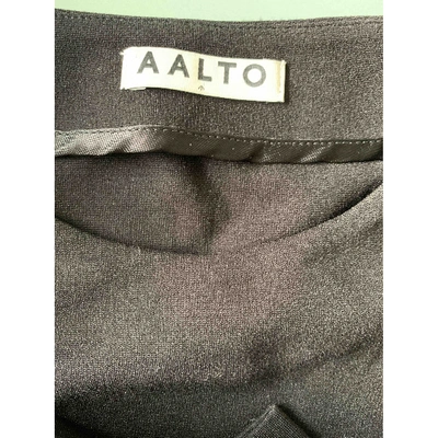 Pre-owned Aalto Black Viscose Top