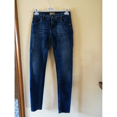 Pre-owned Fay Slim Jeans In Blue