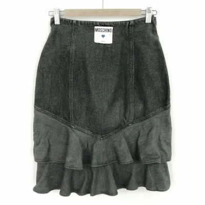 Pre-owned Moschino Cheap And Chic Mid-length Skirt In Grey