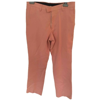 ESSENTIEL ANTWERP Pre-owned Chino Trousers In Pink