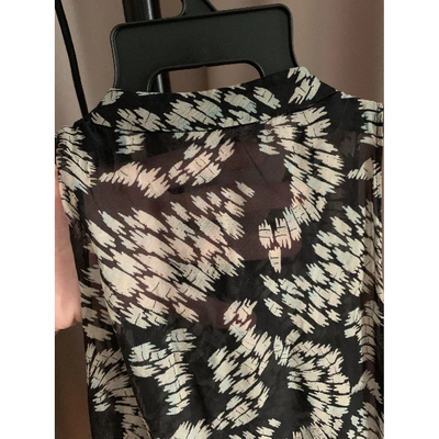 Pre-owned Elizabeth And James Silk Blouse In Black