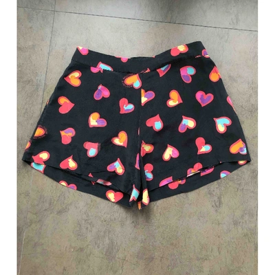 Pre-owned Moschino Silk Shorts