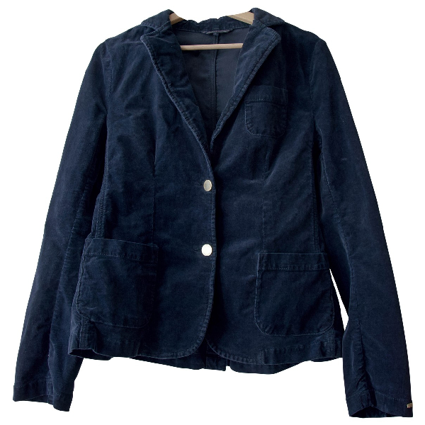 tommy hilfiger blue velvet jacket