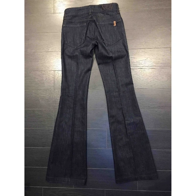 Pre-owned Notify Navy Cotton - Elasthane Jeans