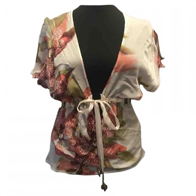 Pre-owned Roberto Cavalli Silk Blouse In Other