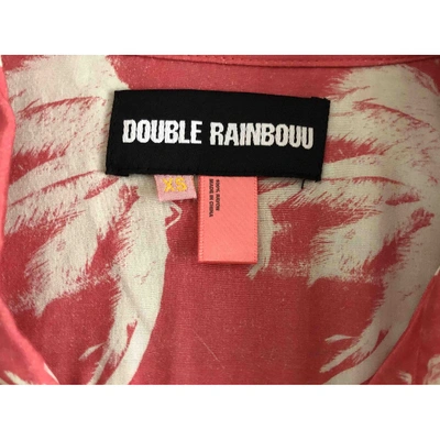 Pre-owned Double Rainbouu Silk Shirt In Pink