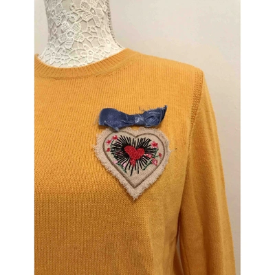 Pre-owned Gucci Wool Jumper In Yellow